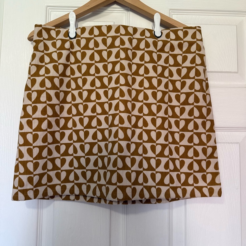 Elodie Corduroy Printed Mini Skirt - Picture 1 of 5